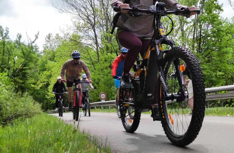 Požičovňa elektrobicyklov priamo v penzióne.